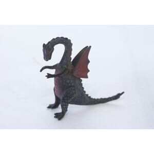 Dungeons & Dragons, Gray Silver Winged Dragon, Action Figure, Fantasy,